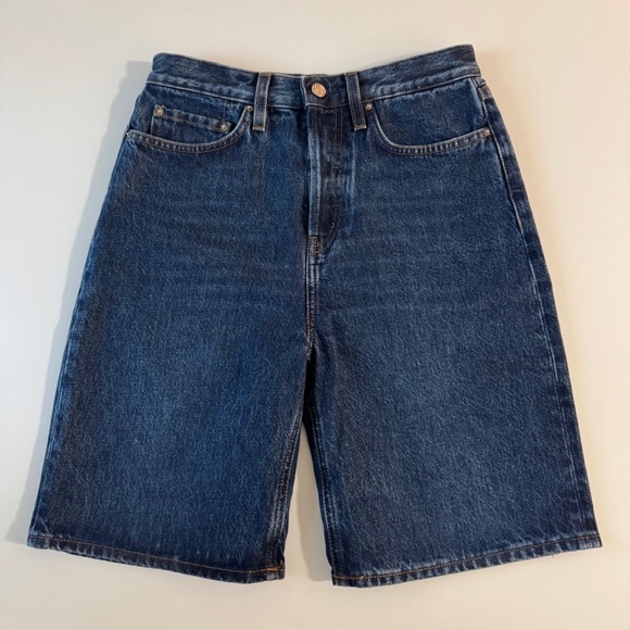 TOTEME Denim Shorts - Picture 1 of 3